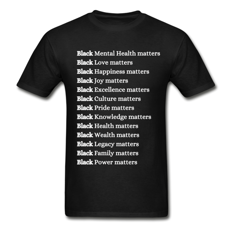 ALL BLACK LIVES Matter ! - black