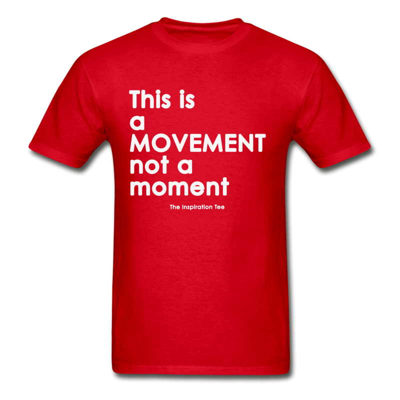 It's a Movement Tee - red