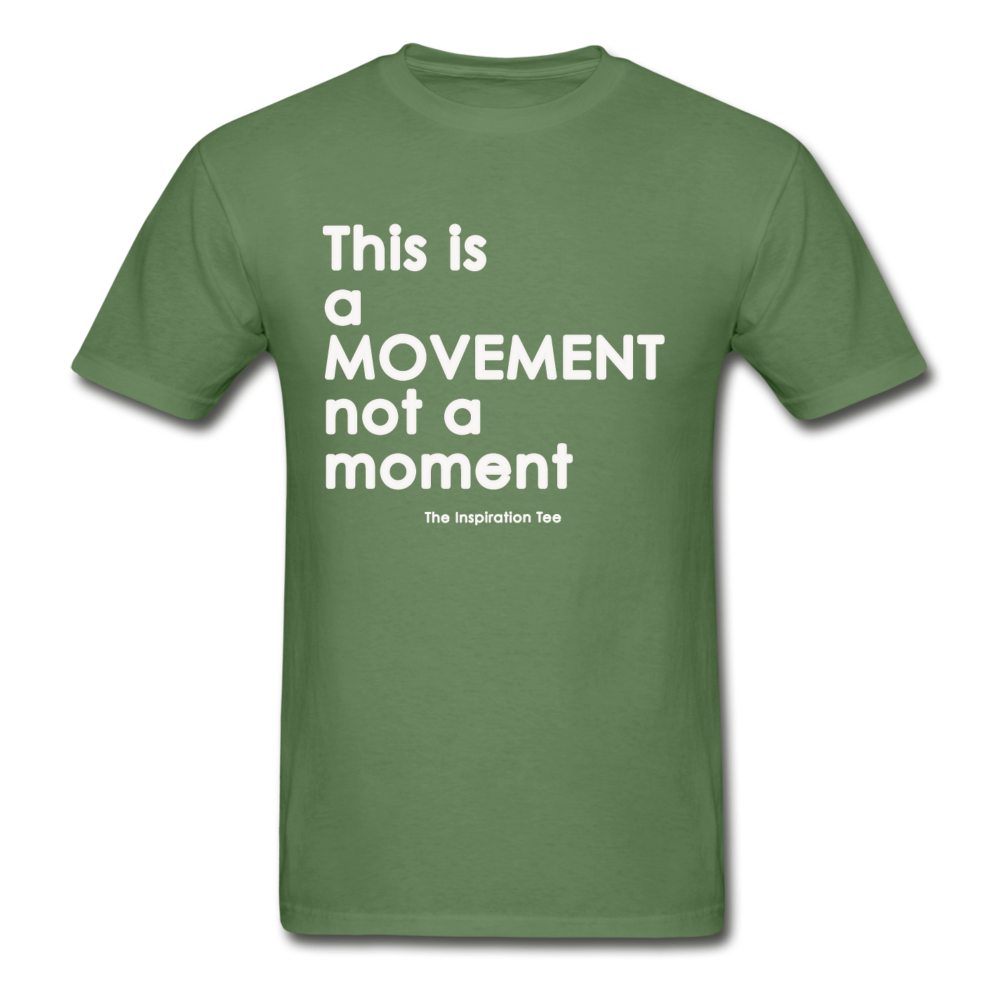 It's a Movement Tee - military green