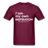 Be Your Own INSPIRATION tee - burgundy