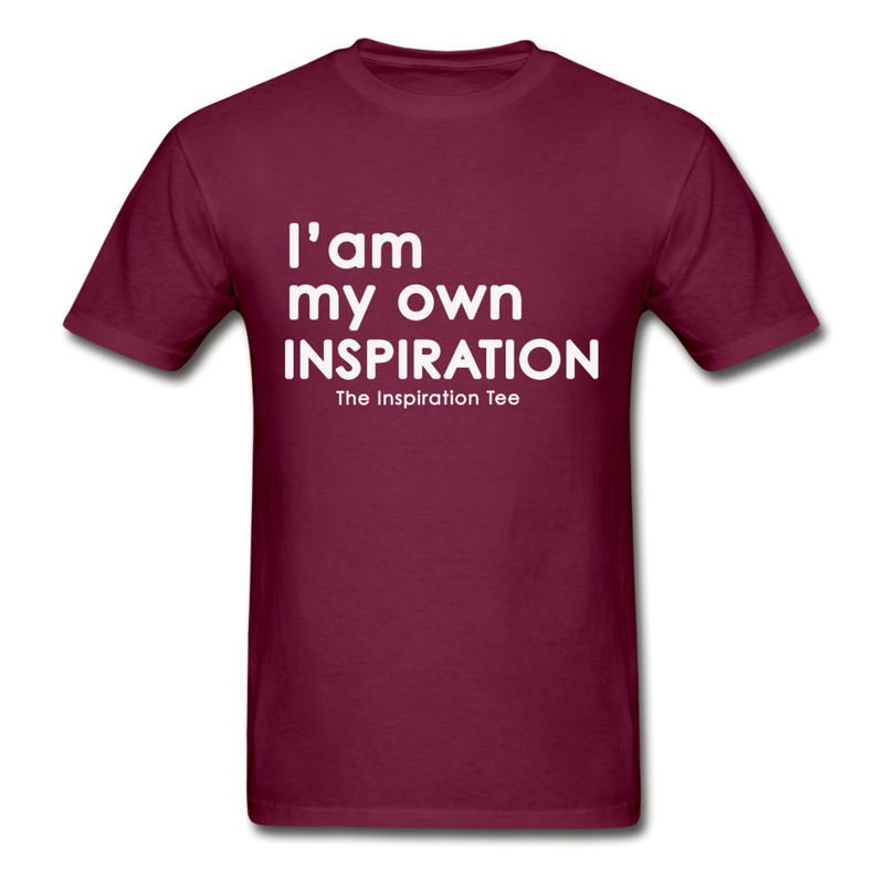 Be Your Own INSPIRATION tee - burgundy