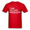 Be Your Own INSPIRATION tee - red