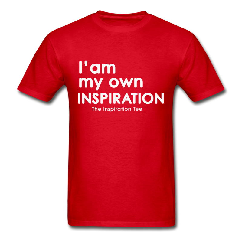 Be Your Own INSPIRATION tee - red