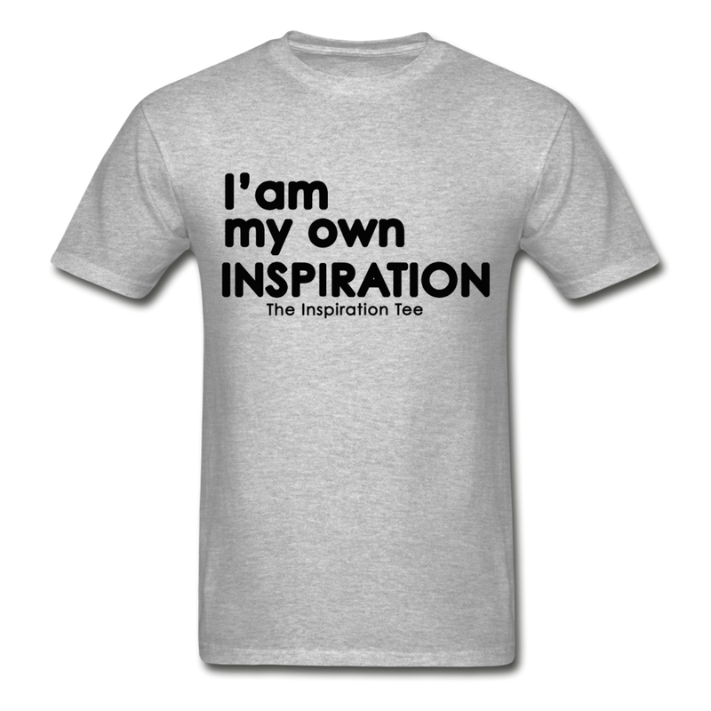 Be Your Own INSPIRATION tee - heather gray