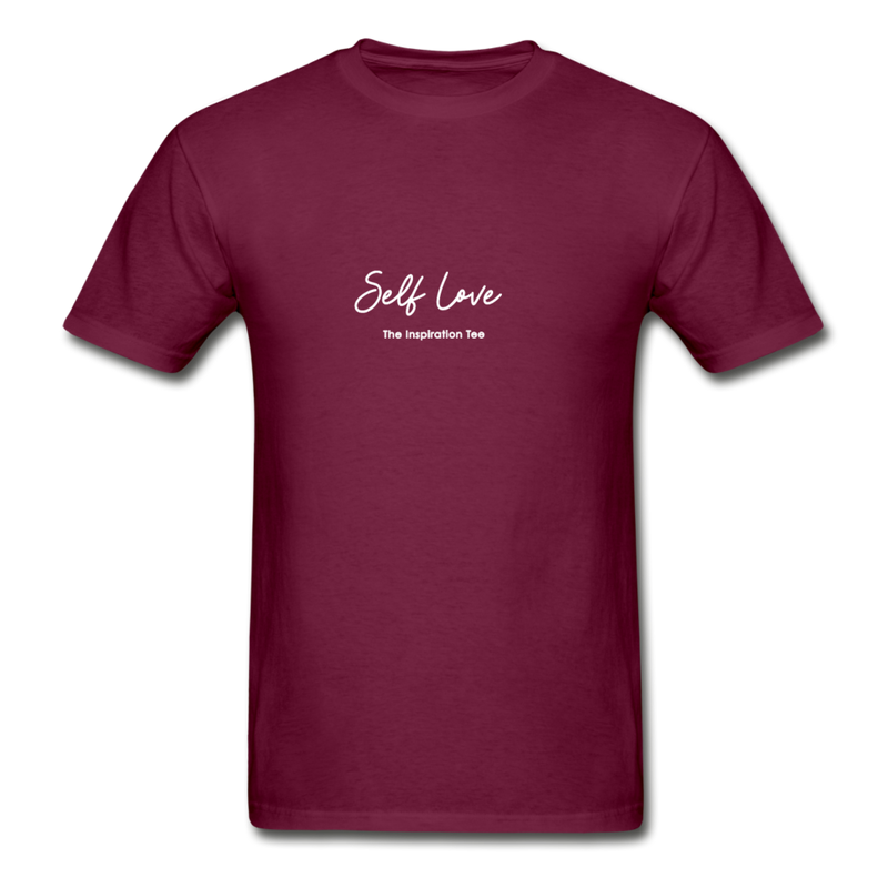 Self-Love Tee - burgundy