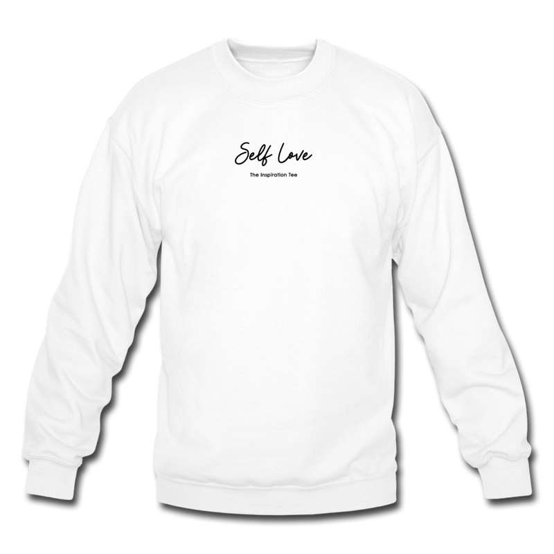 Self- Love Crewneck Sweatshirt - white