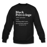 Black Privilege Crewneck - black