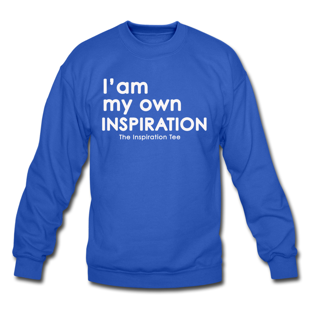 Be Your Own INSPIRATION Crewneck - royal blue