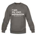 Be Your Own INSPIRATION Crewneck - asphalt gray