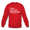 Be Your Own INSPIRATION Crewneck - red