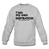 Be Your Own INSPIRATION Crewneck - heather gray