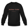 Black Women Crewneck Sweatshirt - black