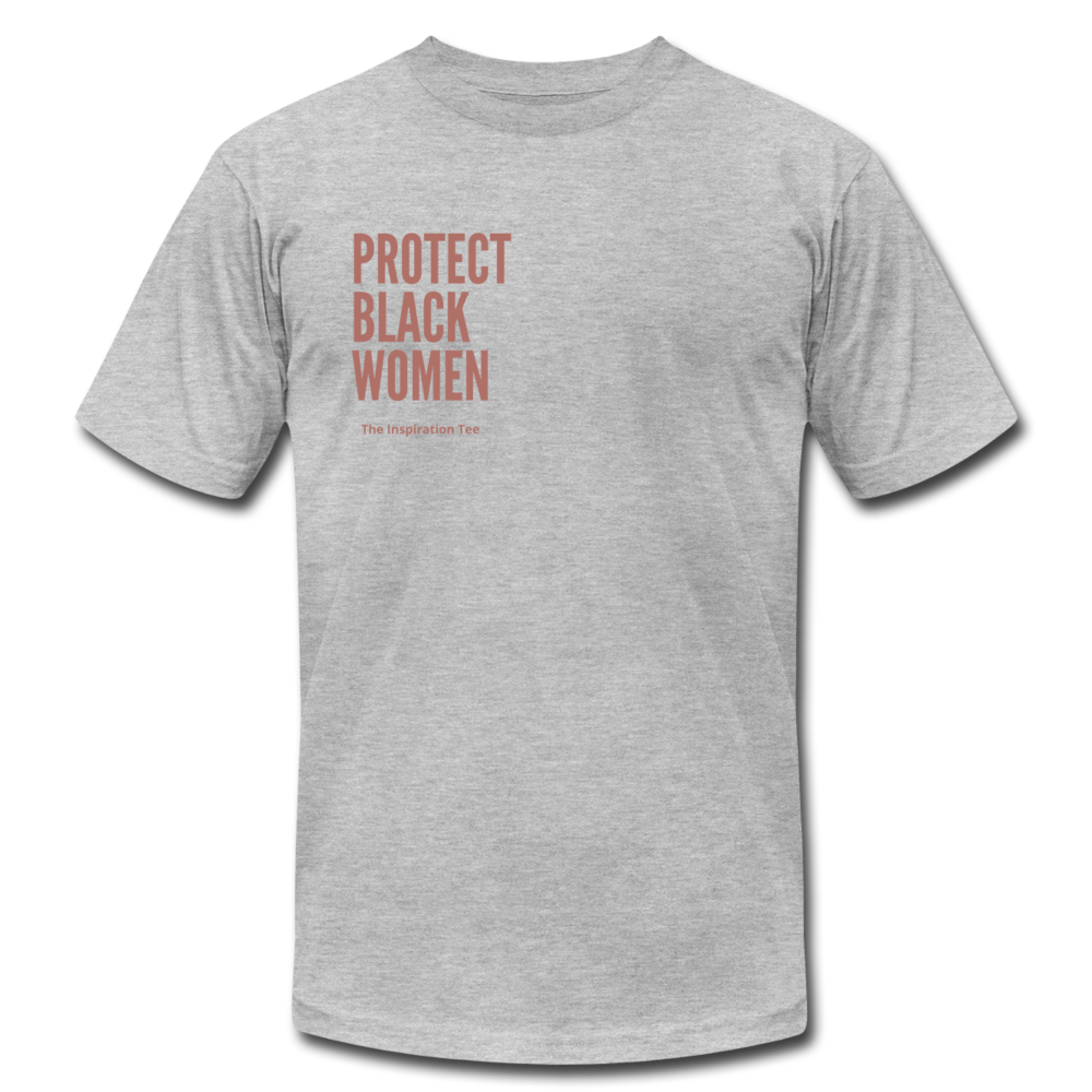 Protect Black Women Tee - heather gray