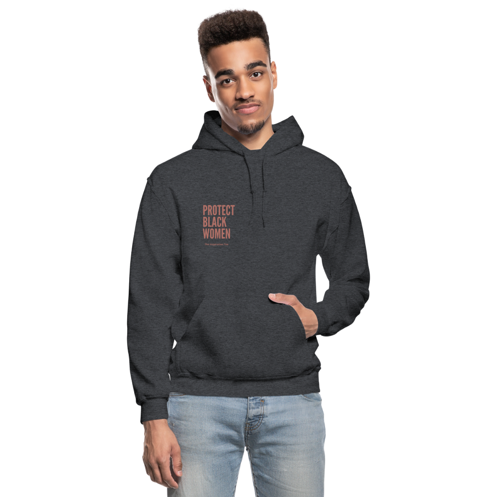 Protect Black Women Hoodie - charcoal gray