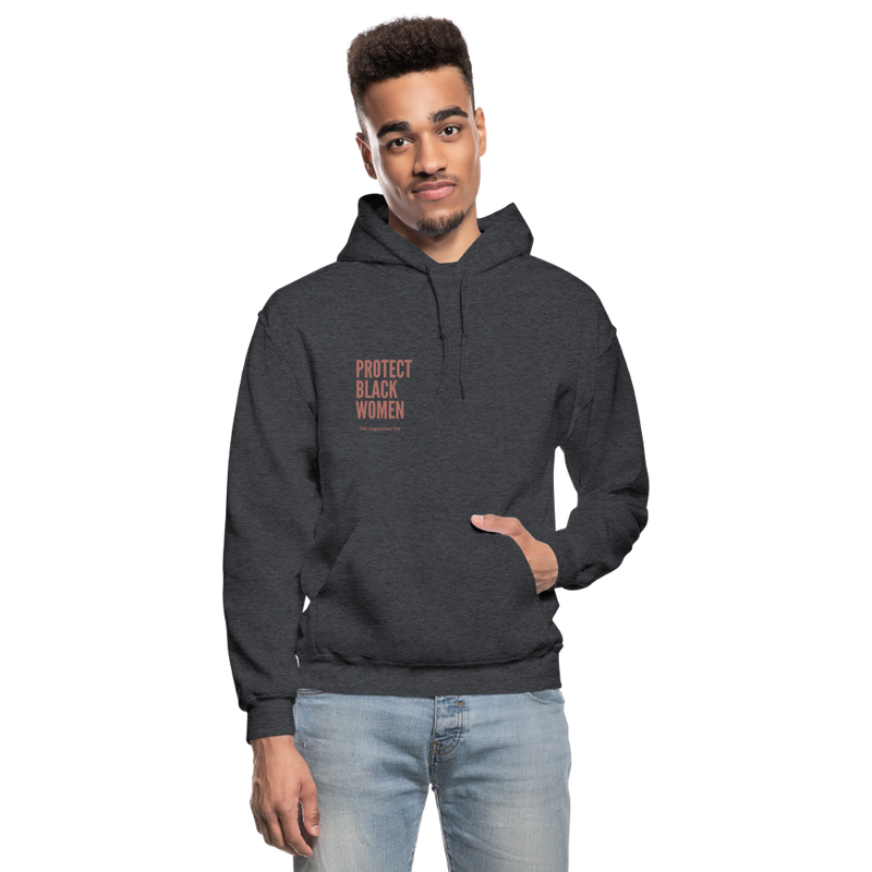 Protect Black Women Hoodie - charcoal gray