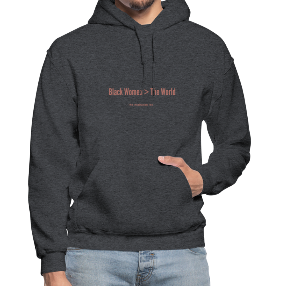 Power of Black Women Hoodie - charcoal gray