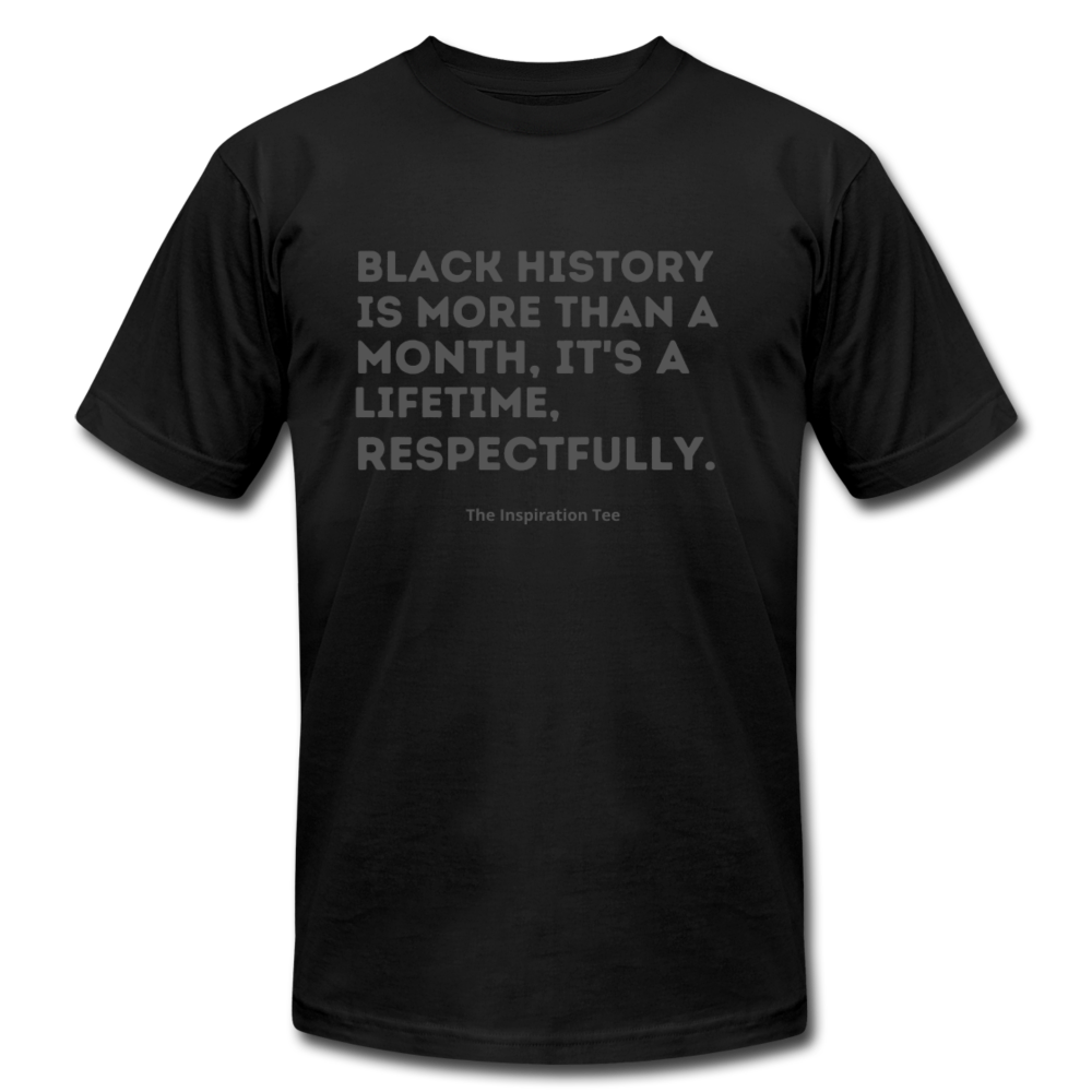 Respectfully, Black History Tee - black